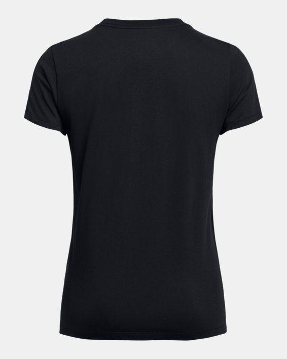Camiseta de manga corta con estampado UA Sportstyle para mujer, Black, pdpMainDesktop image number 3